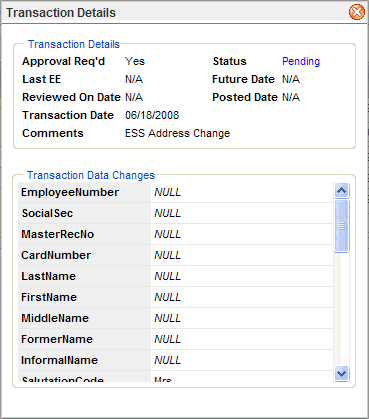 Transaction Details