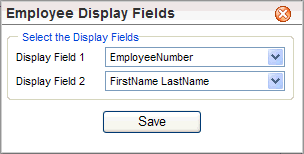 Employee Display Fields