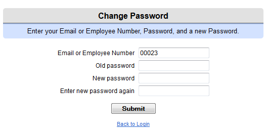 Change Password