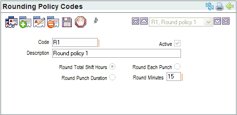 Rounding Policy Codes